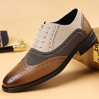 Chaussures richelieu homme bicolores