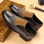 Chaussures richelieu homme bicolores