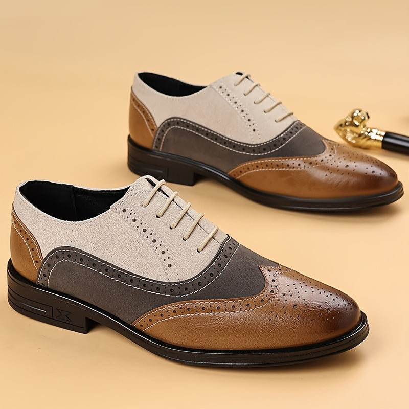 Chaussures richelieu homme bicolores