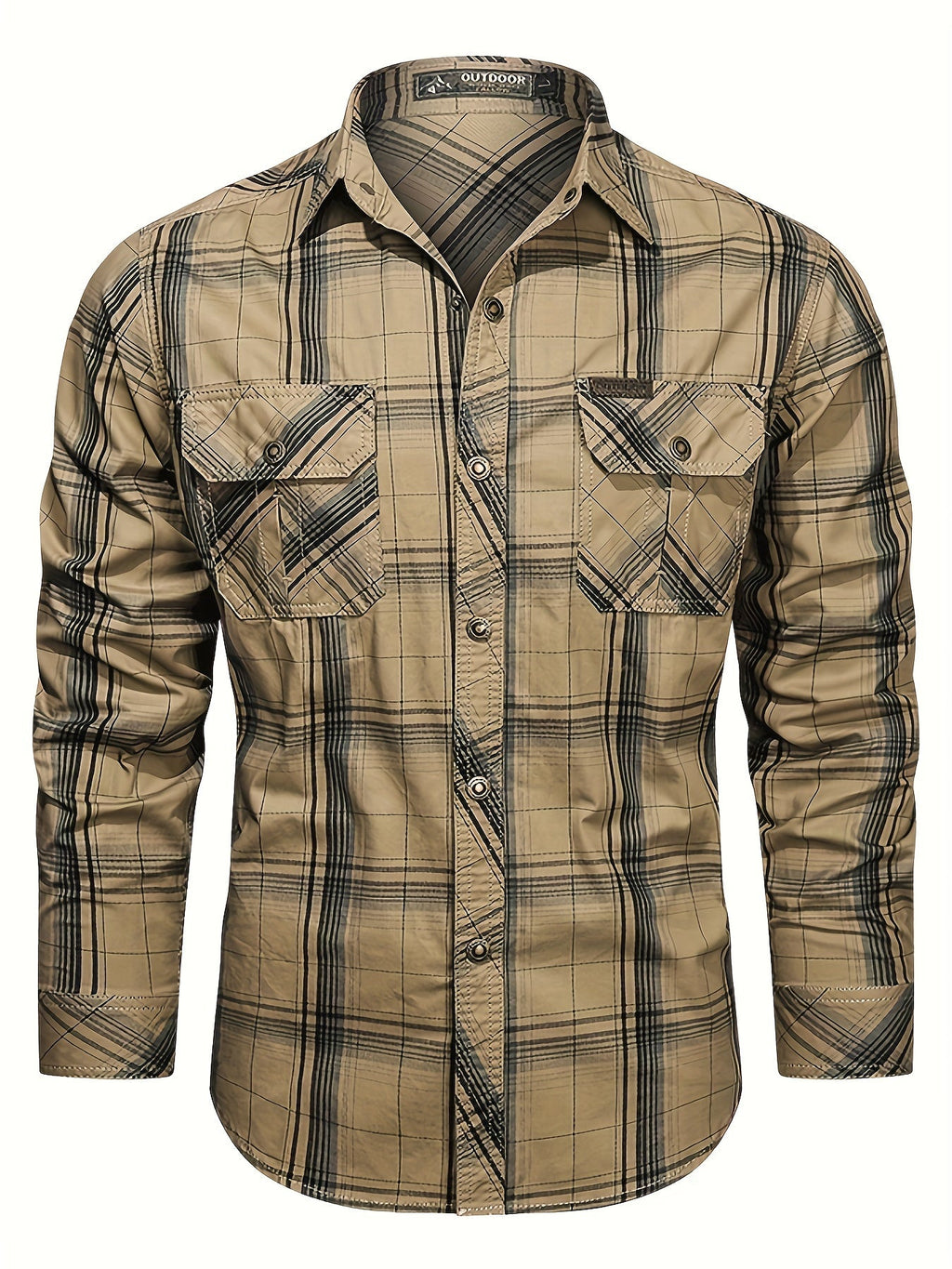 Chemise à carreaux pour homme
