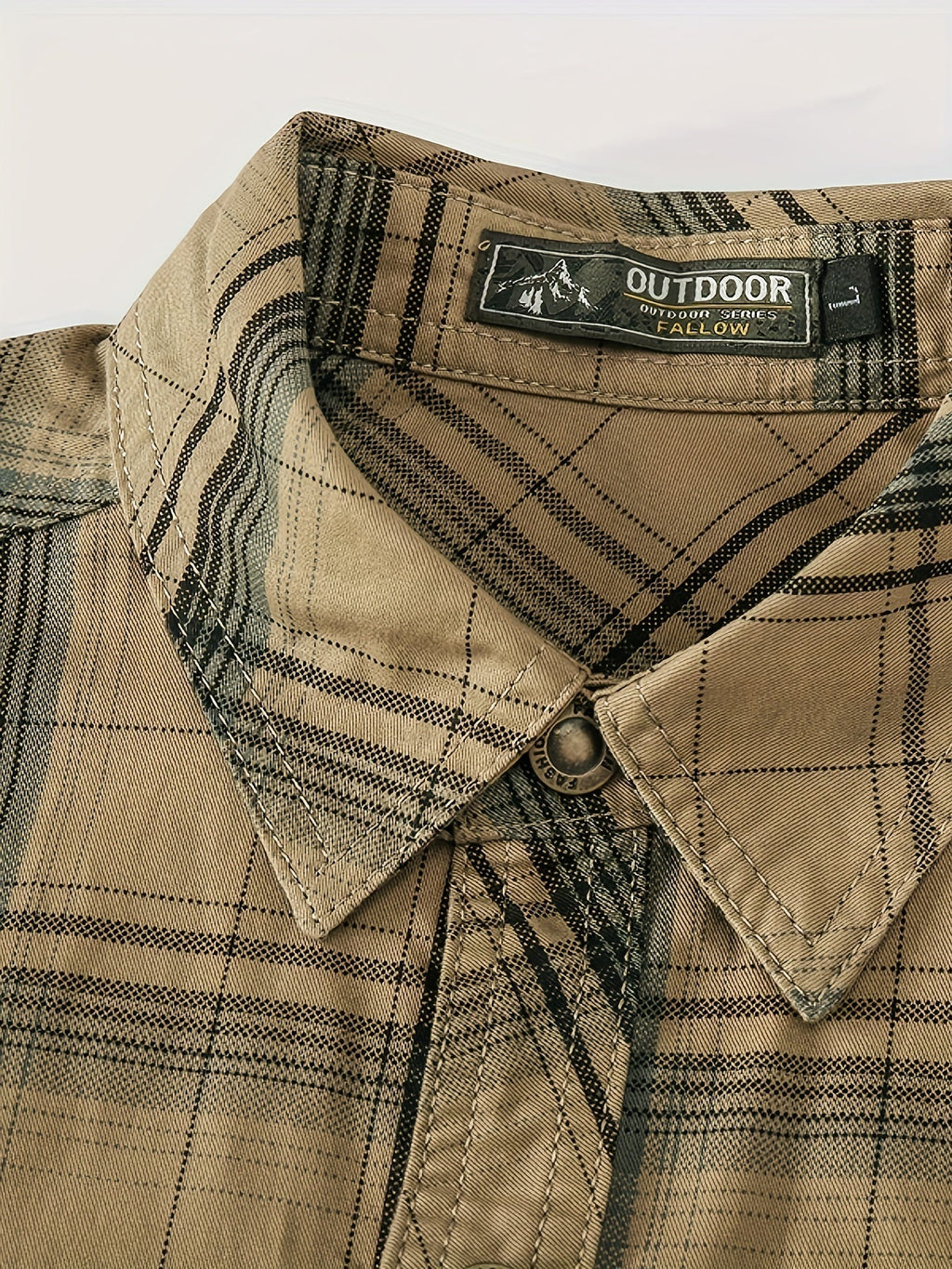 Chemise à carreaux pour homme