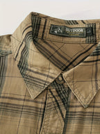 Chemise à carreaux pour homme