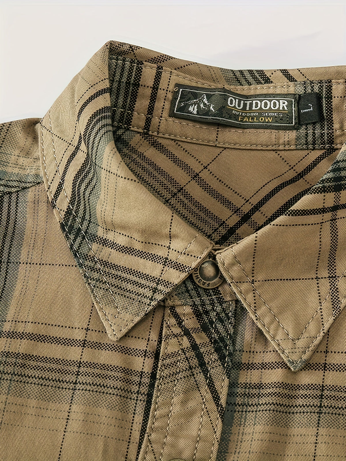 Chemise à carreaux pour homme