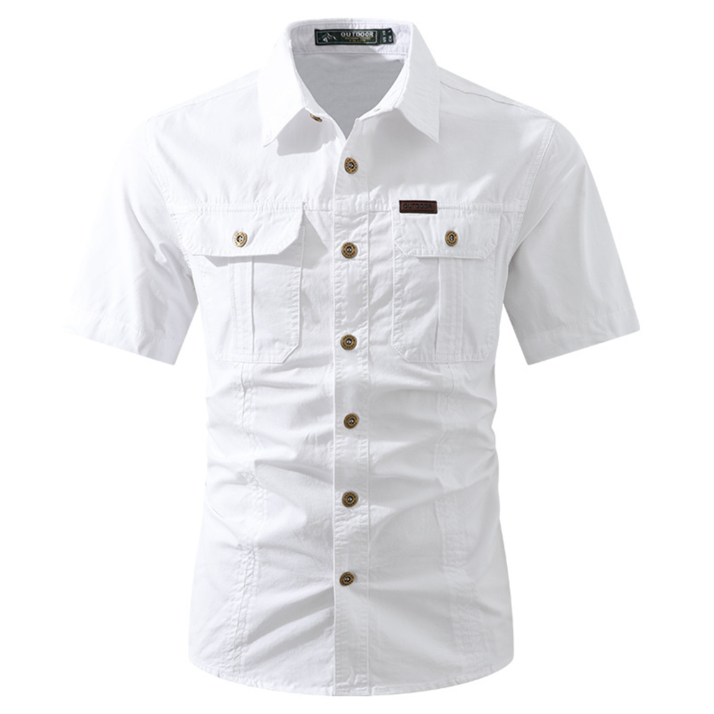 Chemise homme à double poche