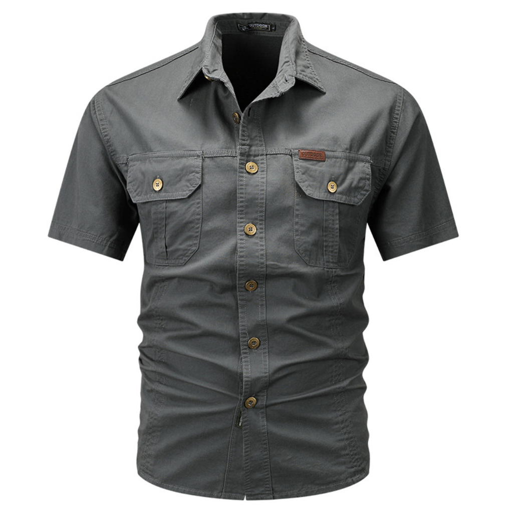 Chemise homme à double poche