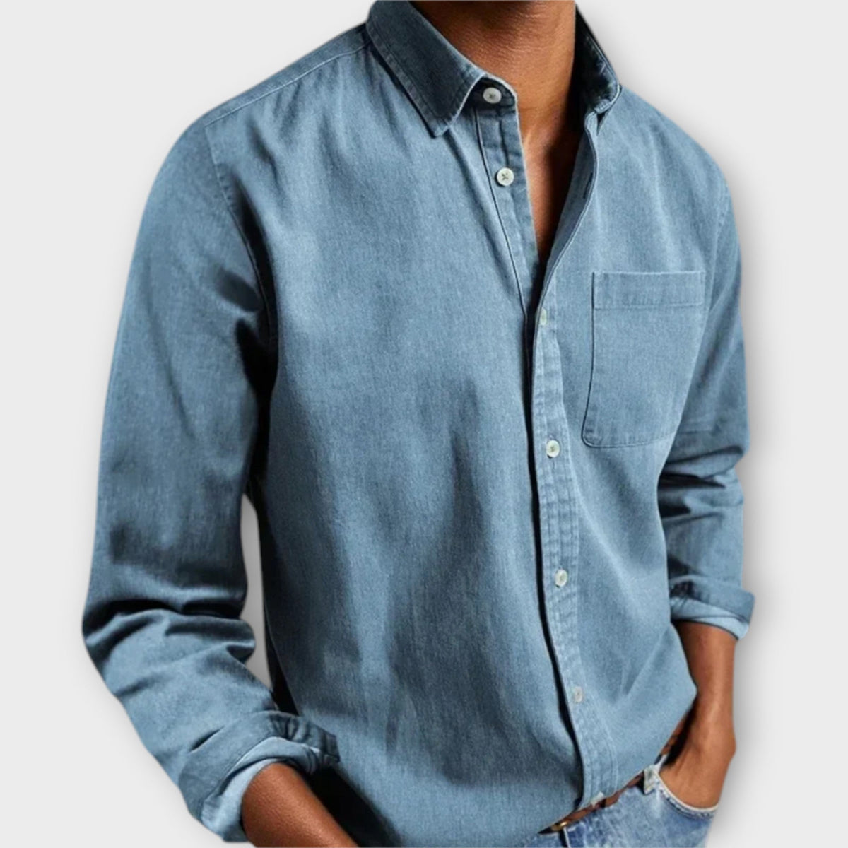 Chemise homme à manches longues