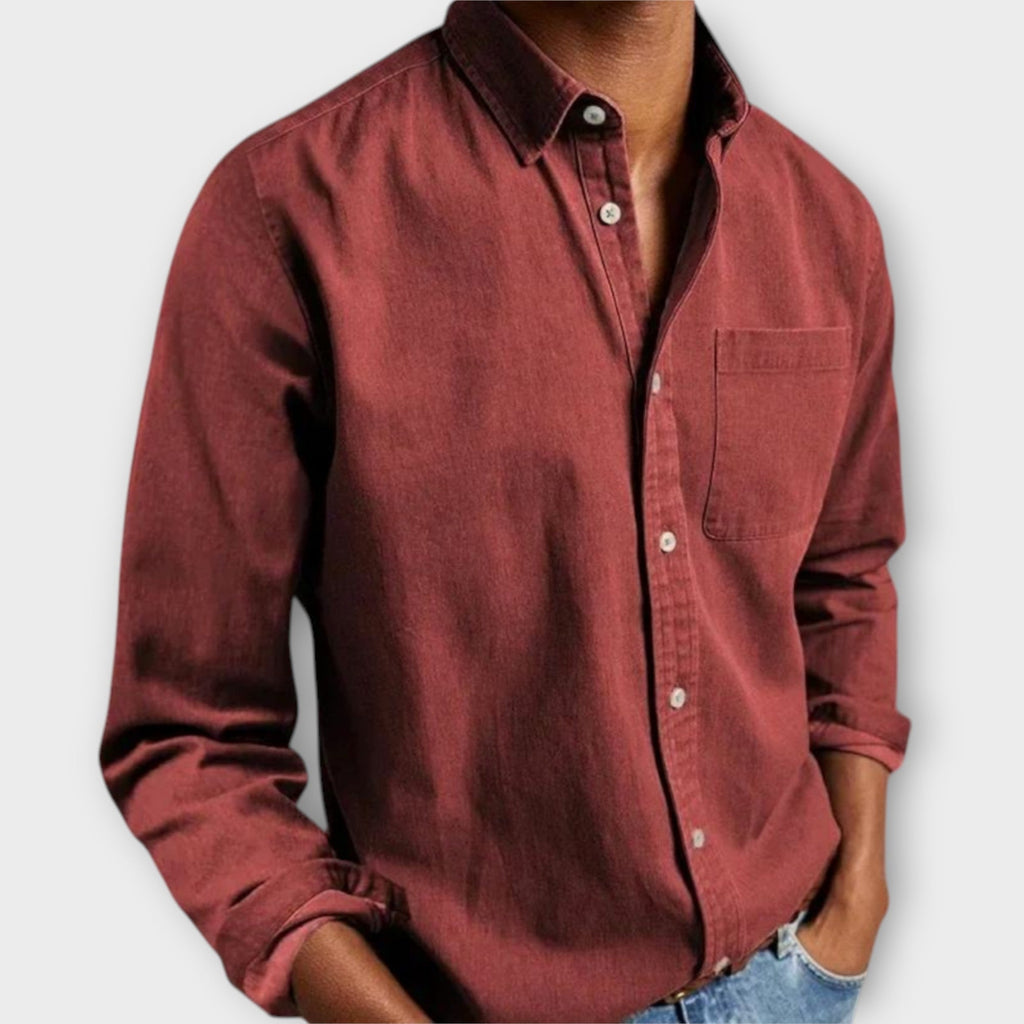 Chemise homme à manches longues