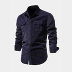 Chemise homme à poches boutonnée