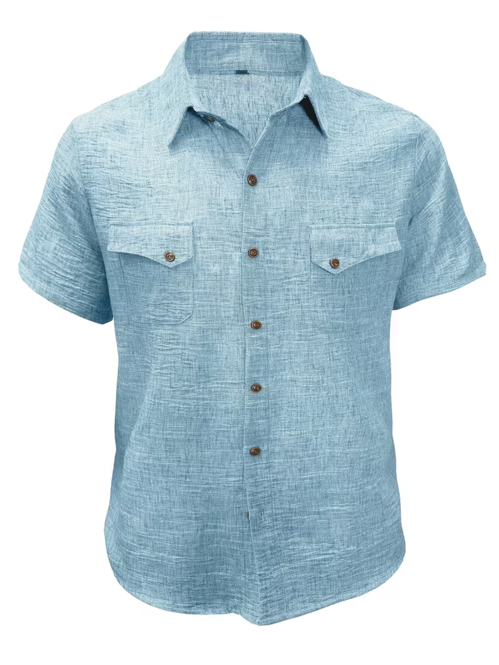 Chemise homme à poches boutonnées