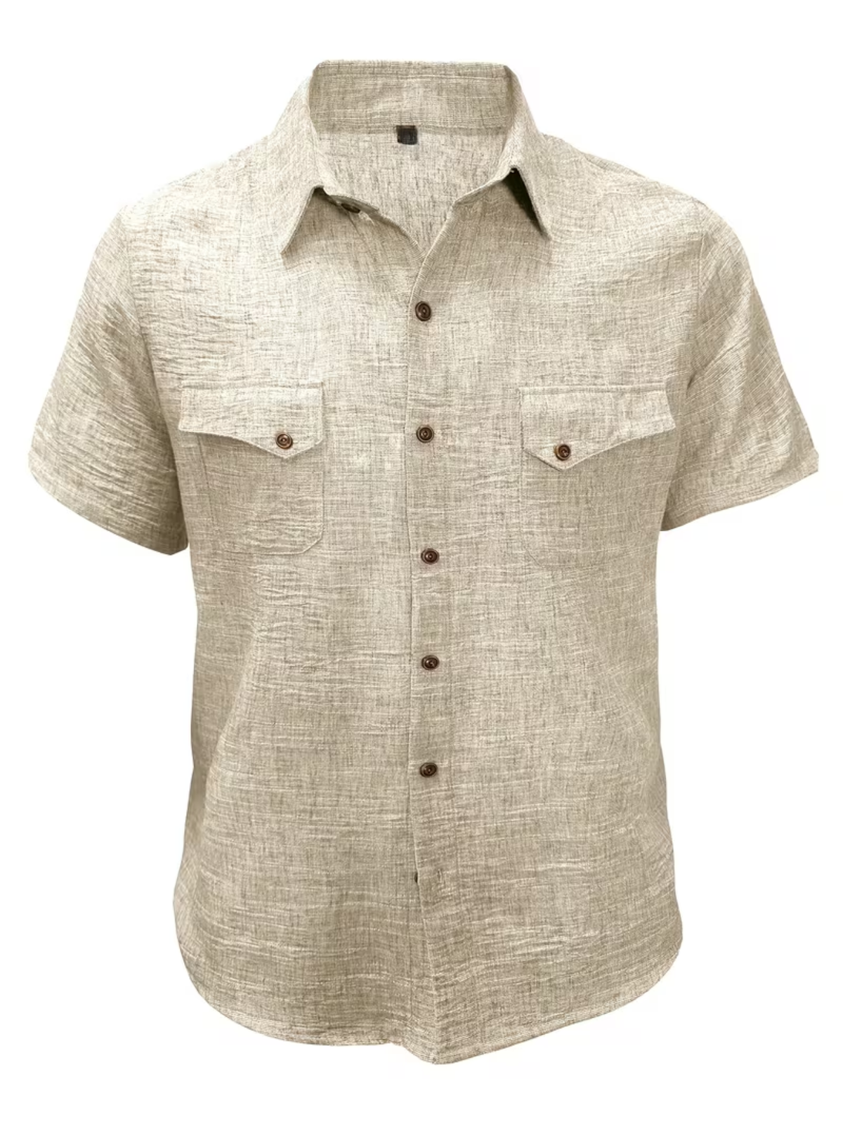 Chemise homme à poches boutonnées