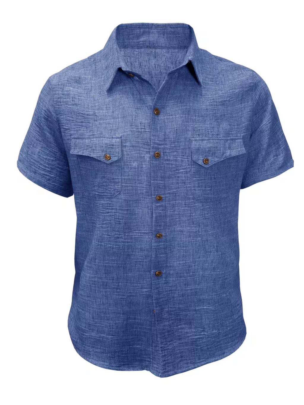Chemise homme à poches boutonnées