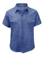 Chemise homme à poches boutonnées
