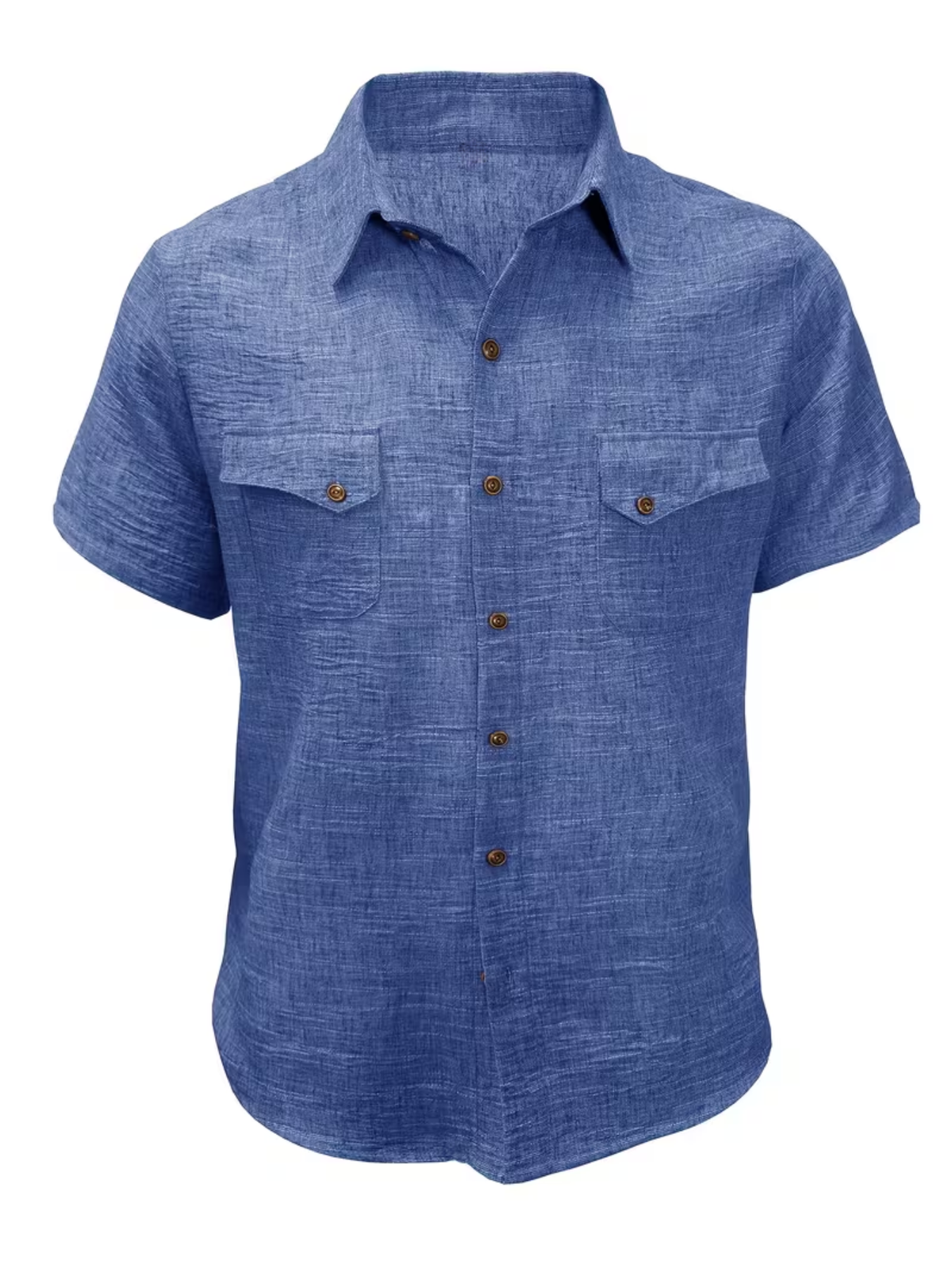 Chemise homme à poches boutonnées