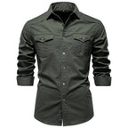 Chemise homme à poches poitrine