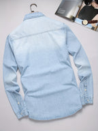 Chemise homme boutonnée à poches