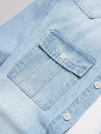 Chemise homme boutonnée à poches