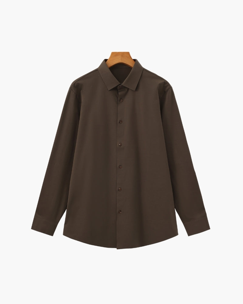 Chemise homme boutonnée col classique