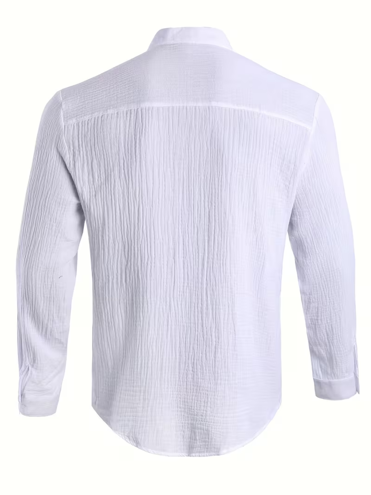 Chemise homme boutonnée col mao