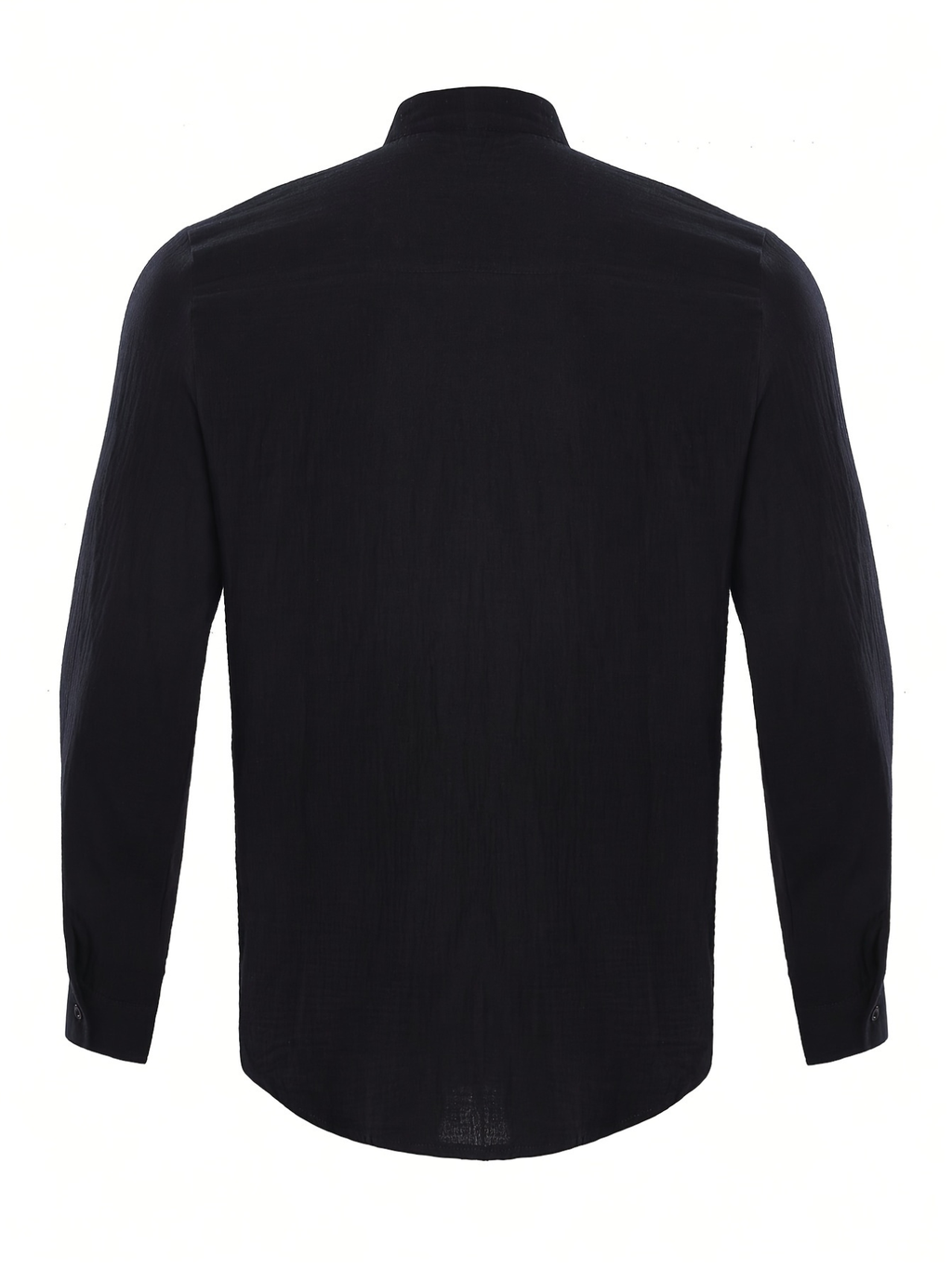 Chemise homme boutonnée col mao