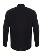 Chemise homme boutonnée col mao