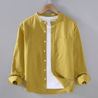 Chemise homme boutonnée poche poitrine