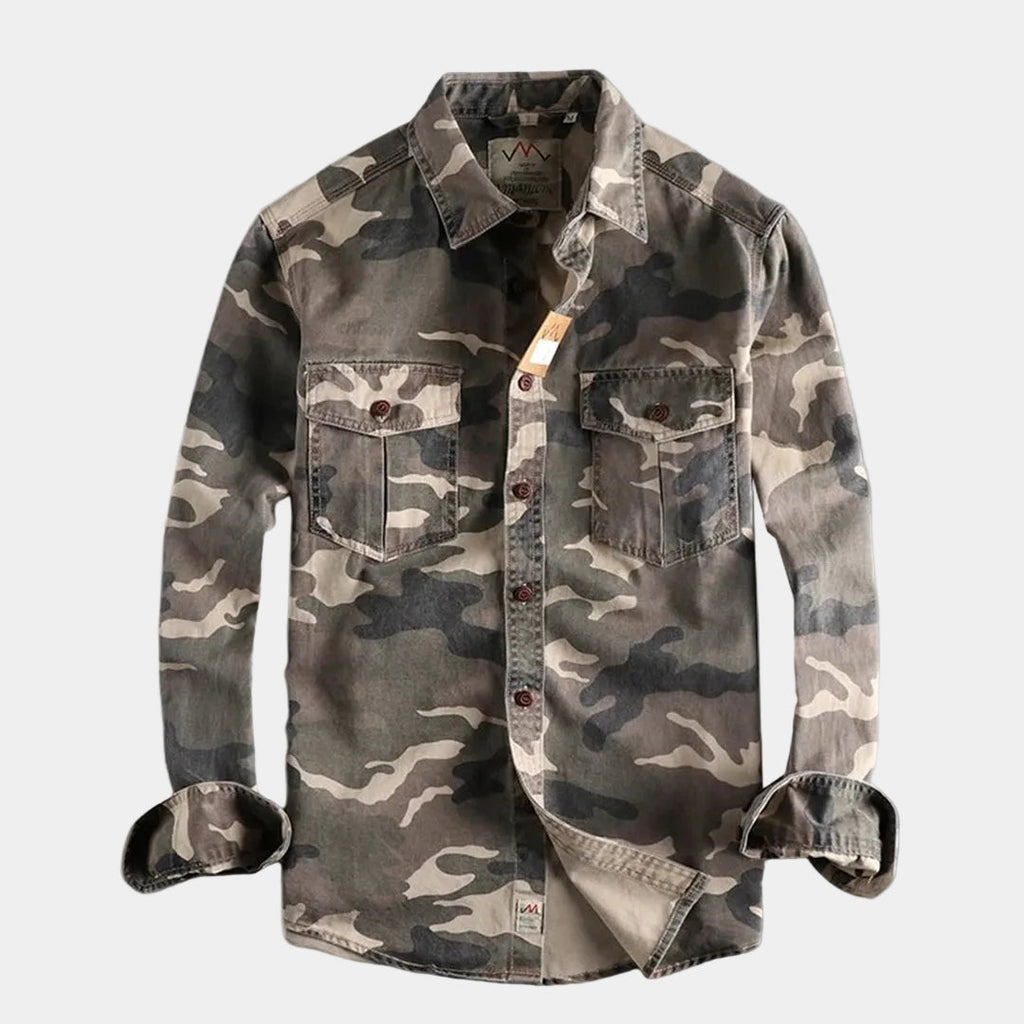 Chemise homme camouflage