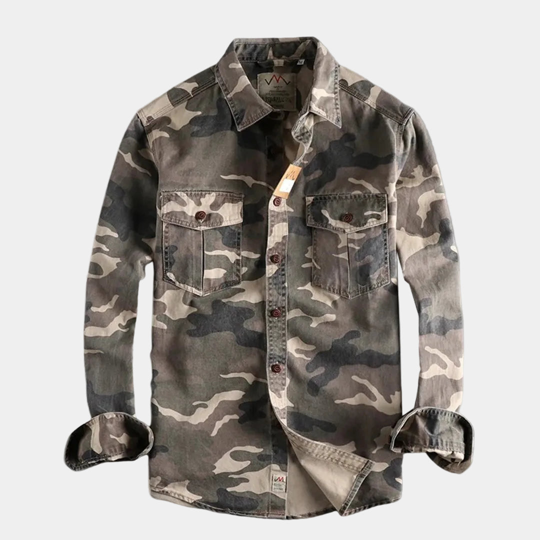 Chemise homme camouflage