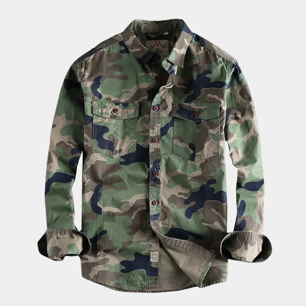 Chemise homme camouflage