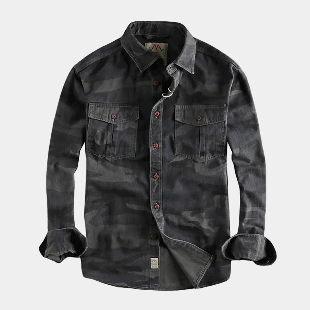 Chemise homme camouflage