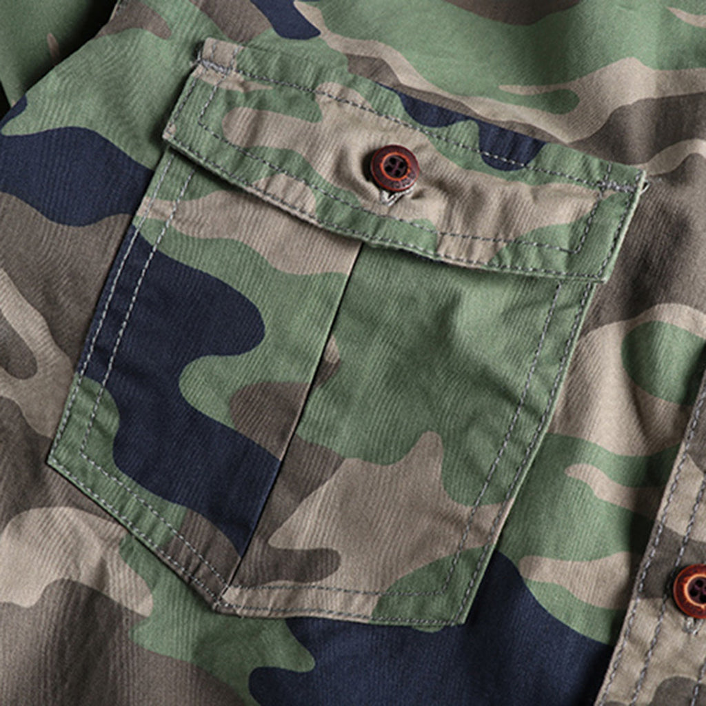 Chemise homme camouflage