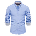 Chemise homme col boutonné