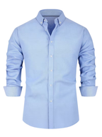 Chemise homme col contrasté