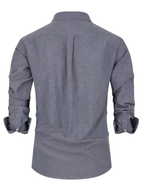 Chemise homme col contrasté