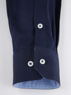 Chemise homme col contrasté