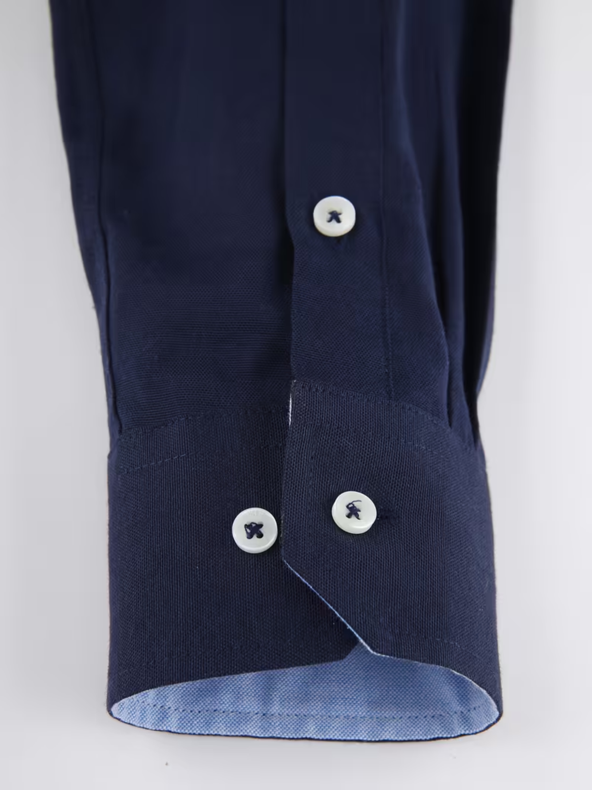 Chemise homme col contrasté