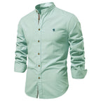 Chemise homme col mao classique