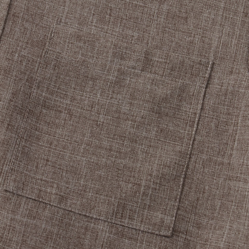 Chemise homme col mao manches courtes