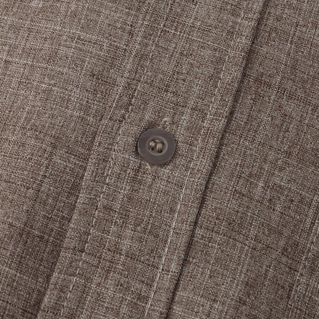 Chemise homme col mao manches courtes