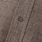 Chemise homme col mao manches courtes
