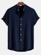 Chemise homme col officier