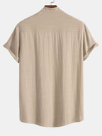 Chemise homme col officier