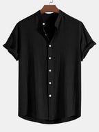 Chemise homme col officier