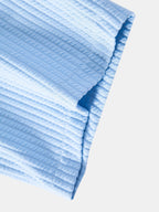 Chemise homme col officier texturée