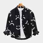Chemise homme imprimée boutonnée