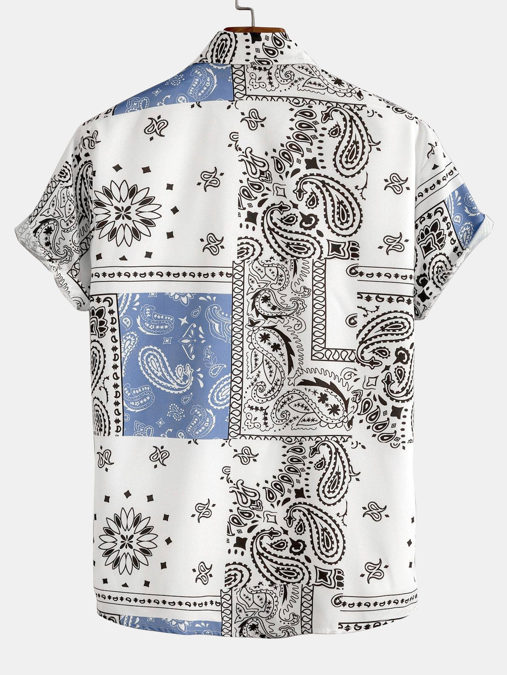 Chemise homme imprimée manches courtes