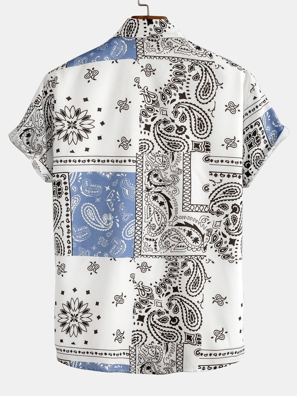 Chemise homme imprimée manches courtes