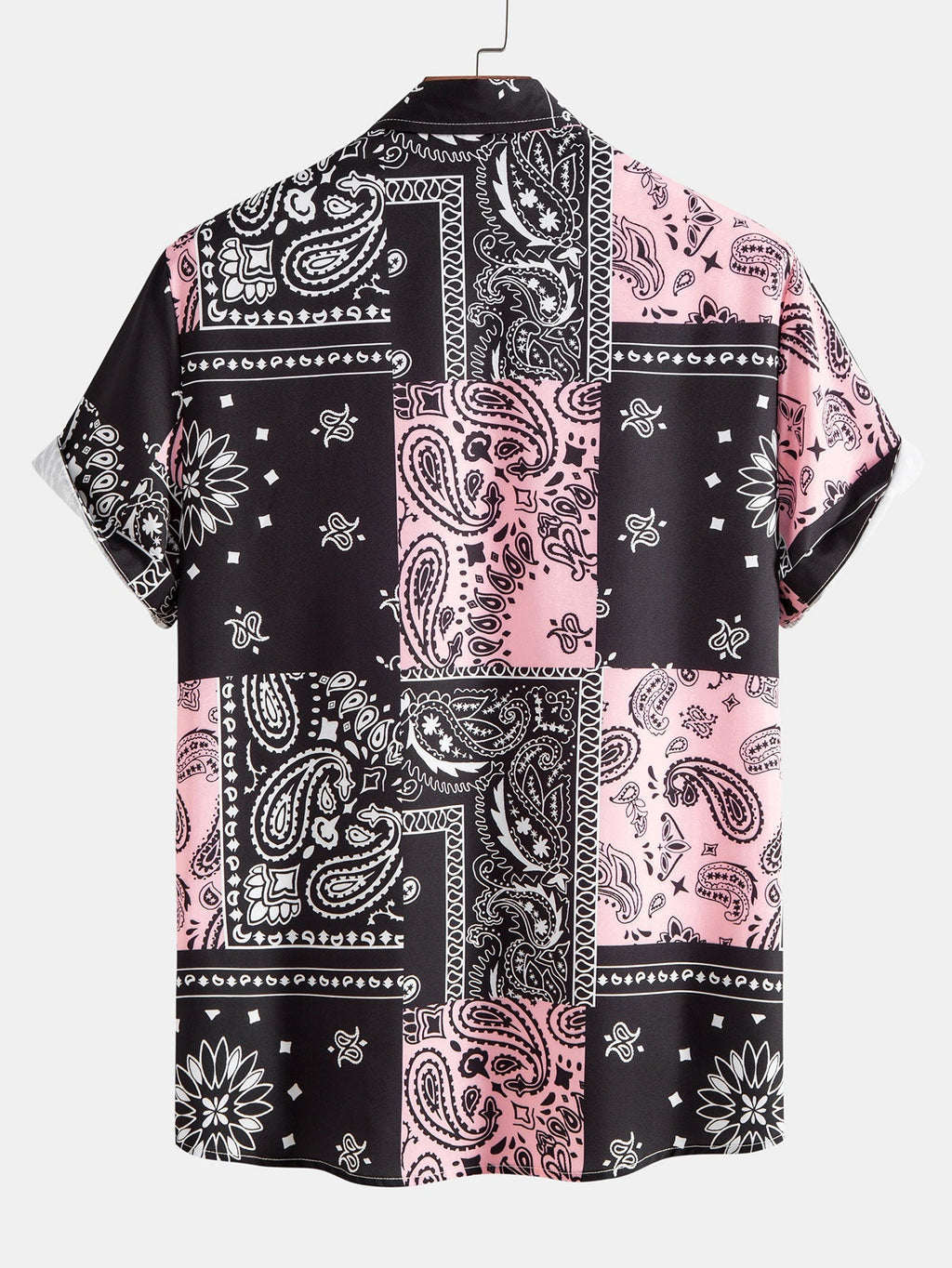 Chemise homme imprimée manches courtes