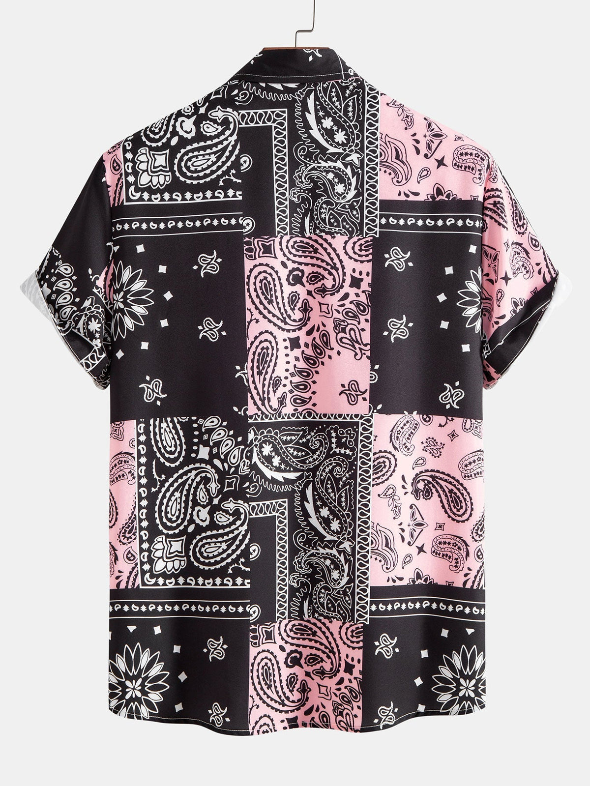 Chemise homme imprimée manches courtes