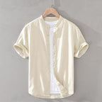 Chemise homme manches courtes boutonnée
