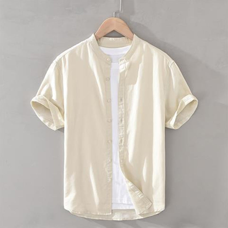 Chemise homme manches courtes boutonnée